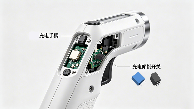 光电倾倒开关赋能充电手柄安全与智能升级